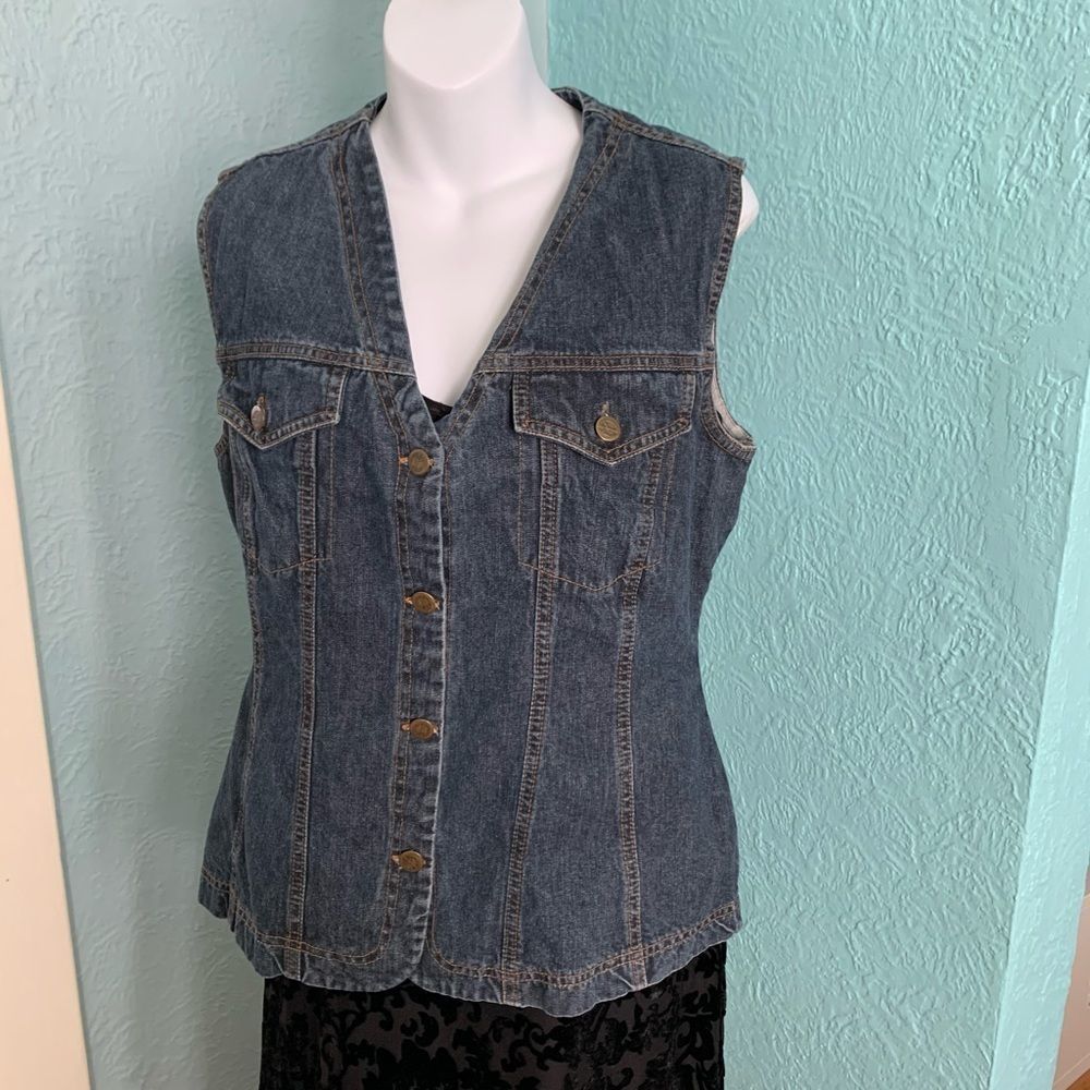 Vintage Denim Vest-L
